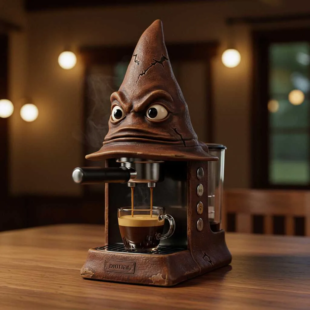 The Inspiration Behind a Sorting Hat Coffee Maker