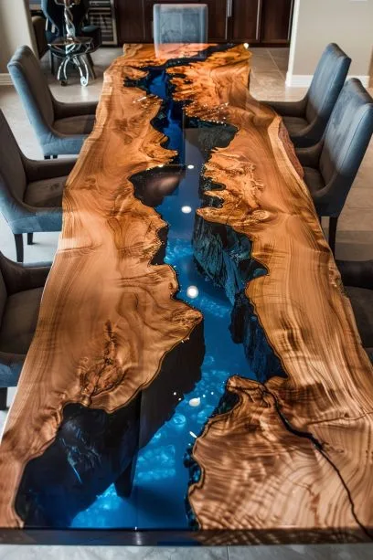 Why Choose a Flowing River Dining Table?