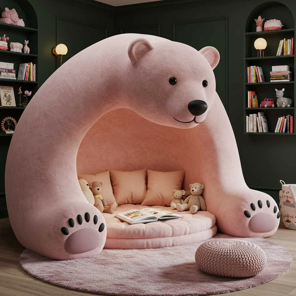 The Appeal of Giant Bear Reading Nooks