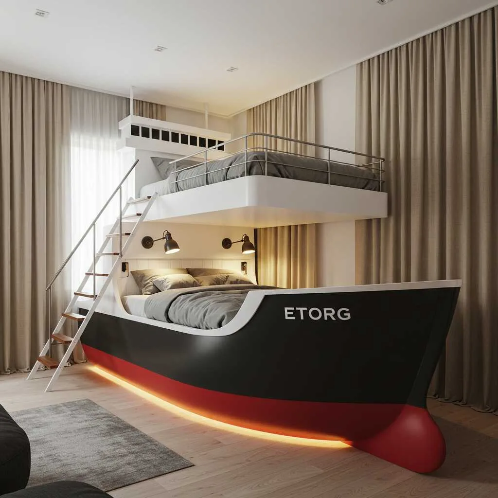 The Appeal of Cargo Ship Bunk Beds