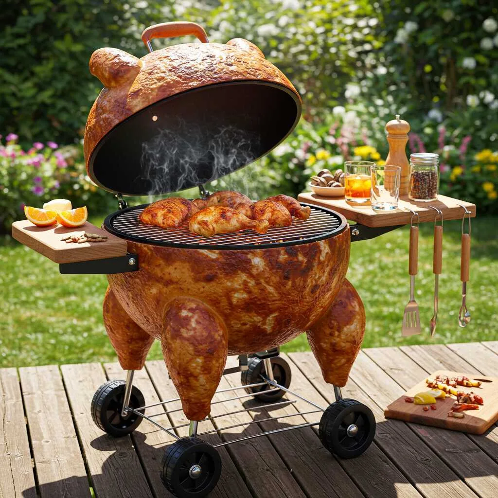 The Allure of Grilling with a Grilled Chicken Shaped BBQ Grill