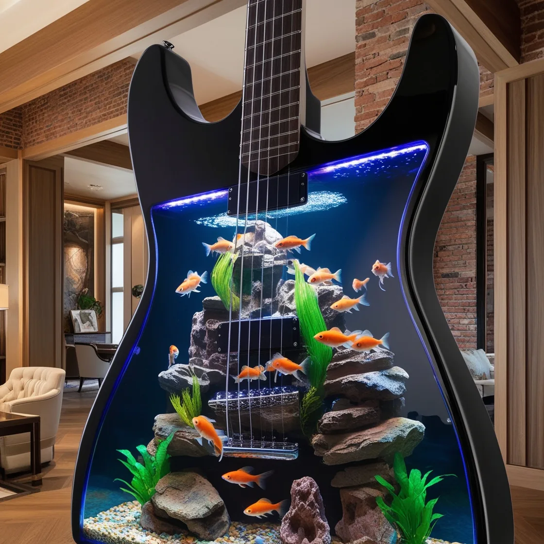 Guitar Aquariums - A Unique Blend of Art and Nature for Your Home