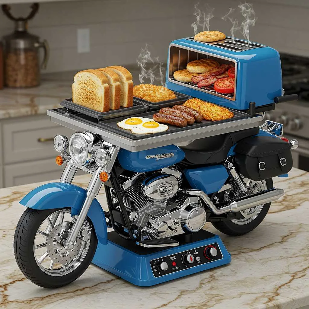 Harley Breakfast Station: The Ultimate Breakfast Setup for Motorcycle Enthusiasts