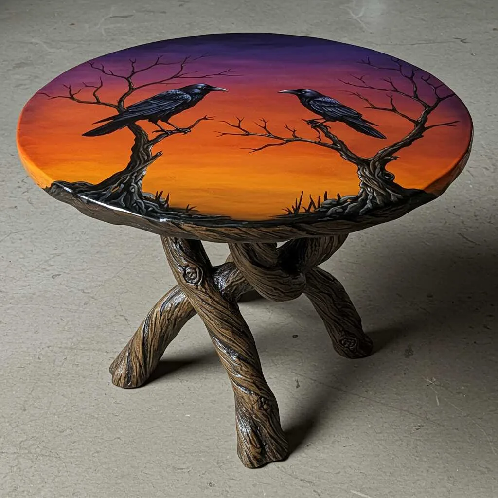 The Beauty of Incredible Crow Tables