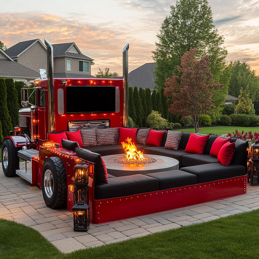 How to Style Your Semi Truck Conversation Sofa