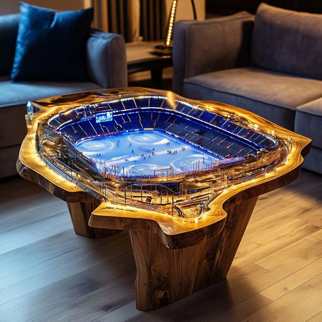 Transform Your Living Space with a Unique Stadium Coffee Table