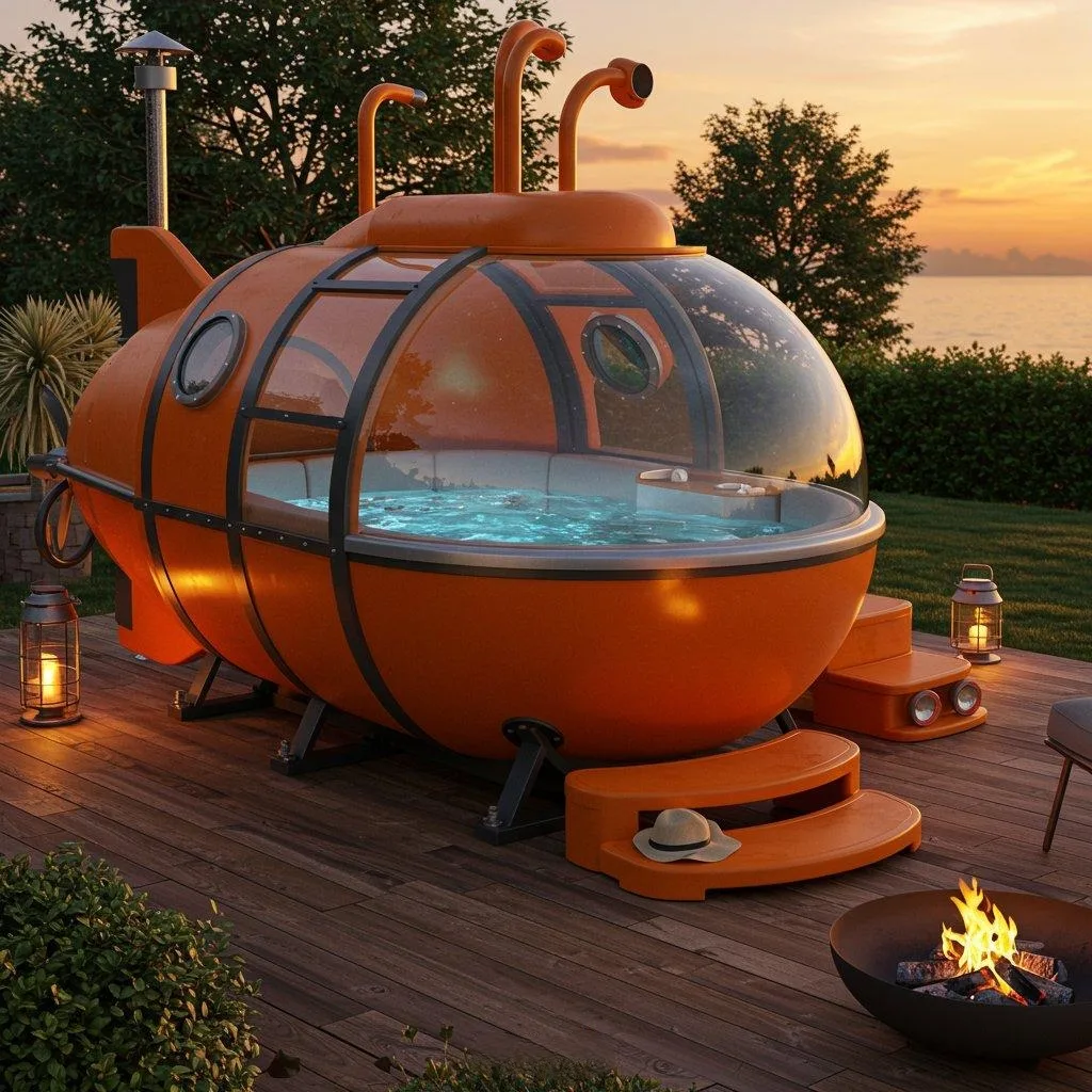 Luxury Private Submarine Hot Tubs