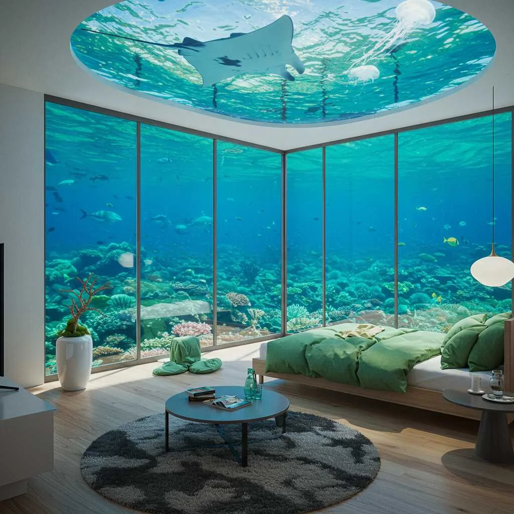 The Psychological and Sensory Benefits of an Underwater Bedroom