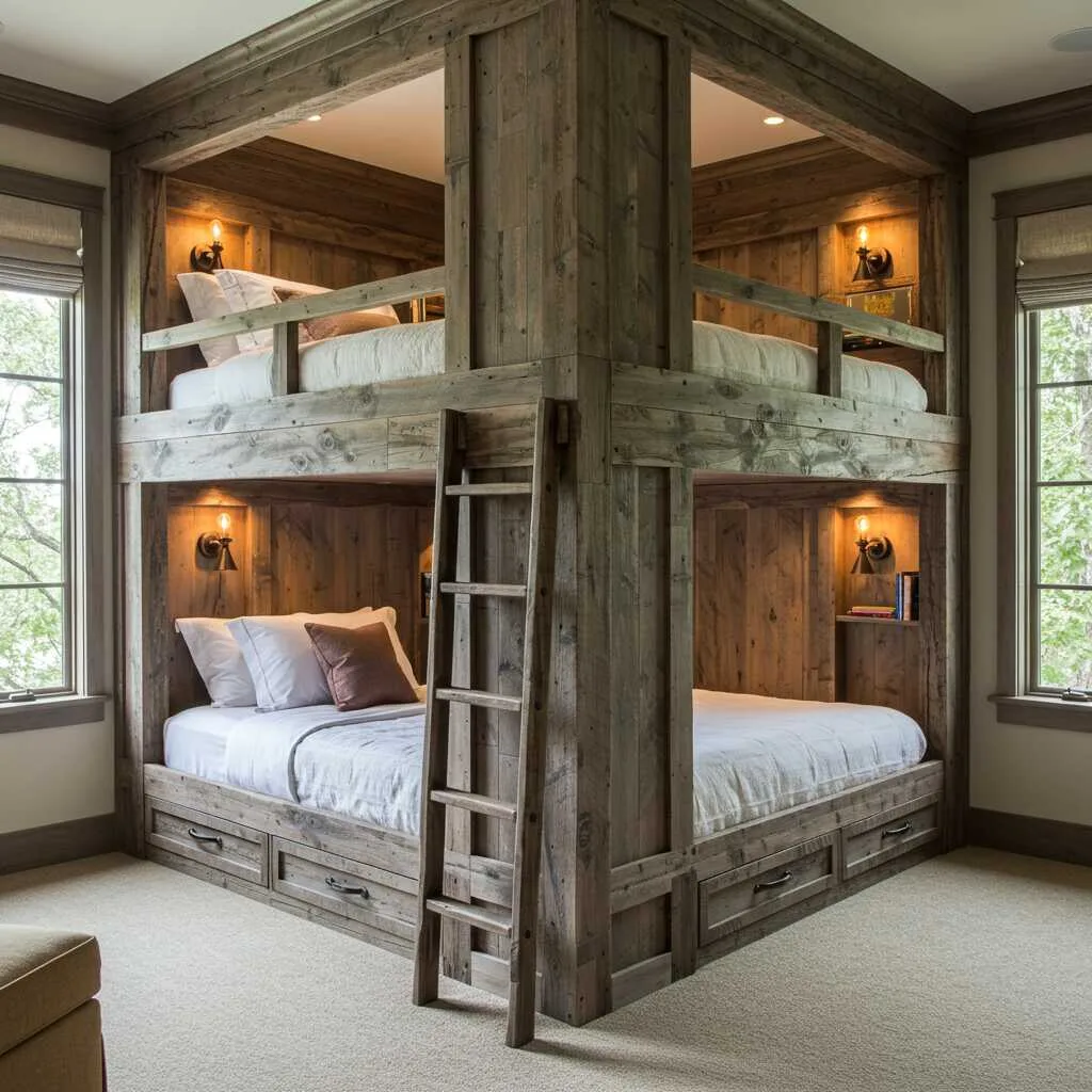 Different Types and Designs of Wood Bunk Beds