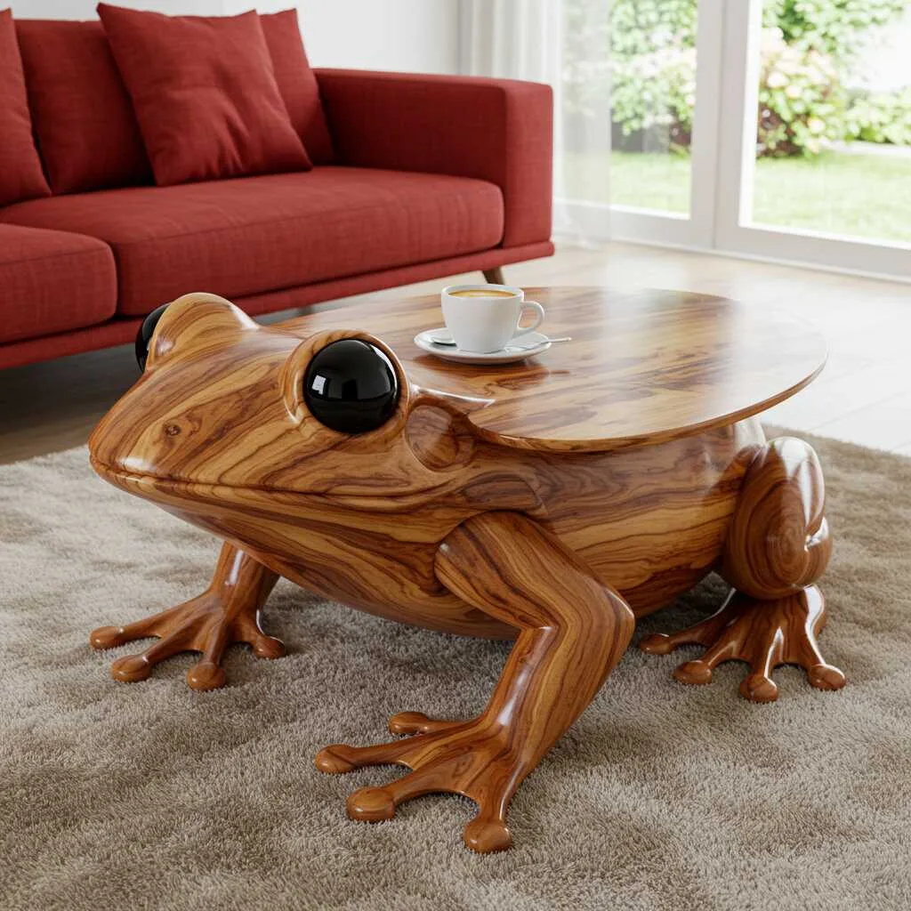 Choosing the Perfect Wooden Frog Coffee Table for Your Home