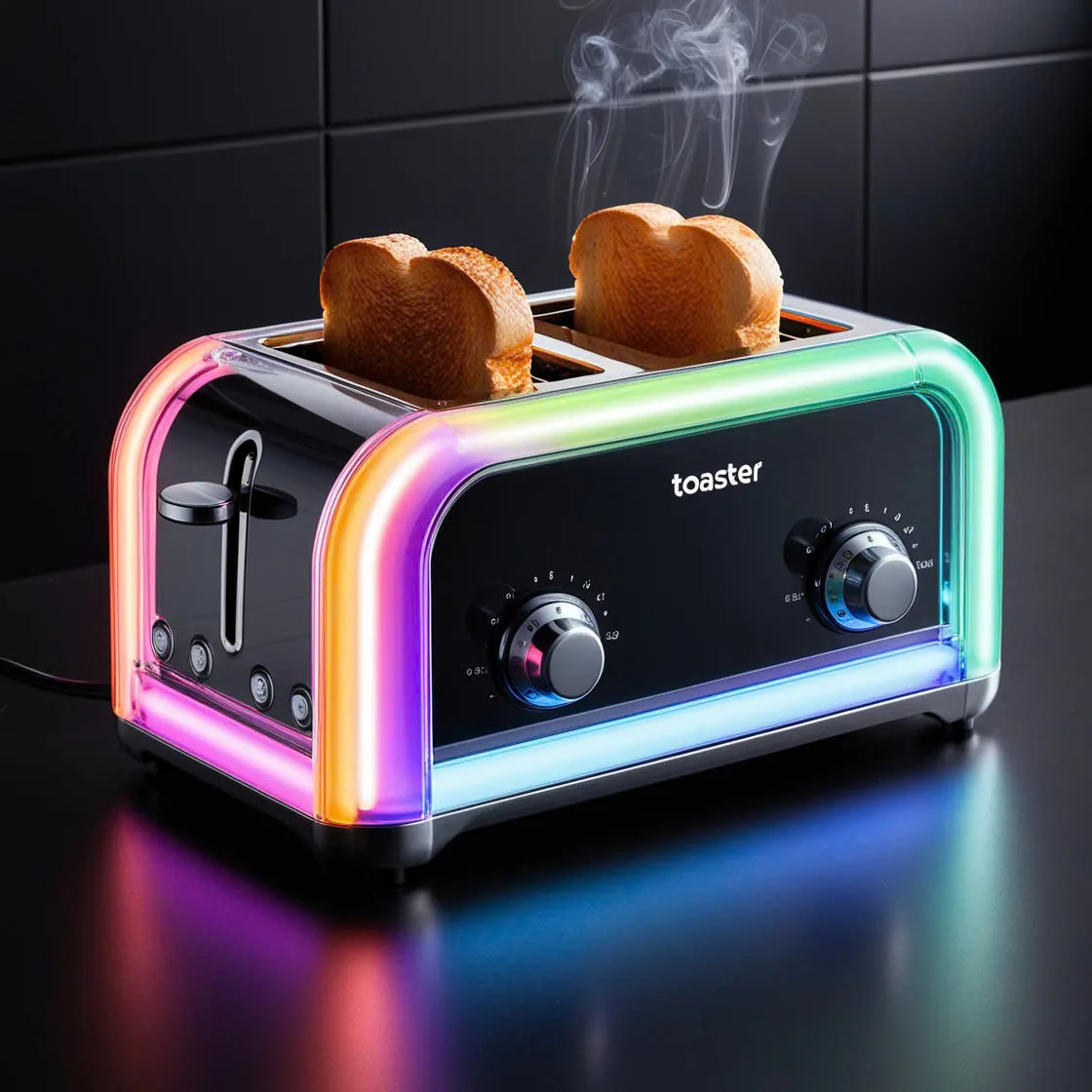 The Practical Benefits of a Glass Neon Toaster