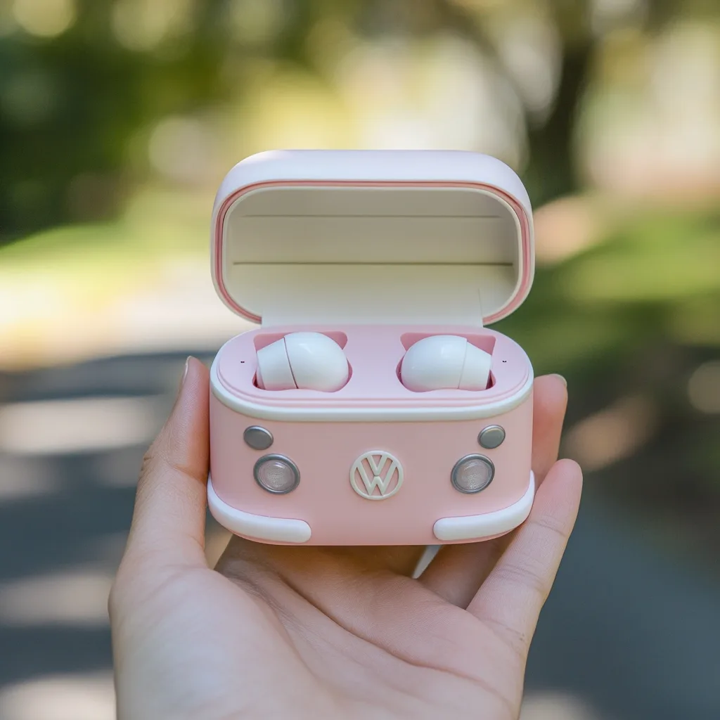 VW Bus Shaped Earbuds: Retro Vibes for Modern Sound