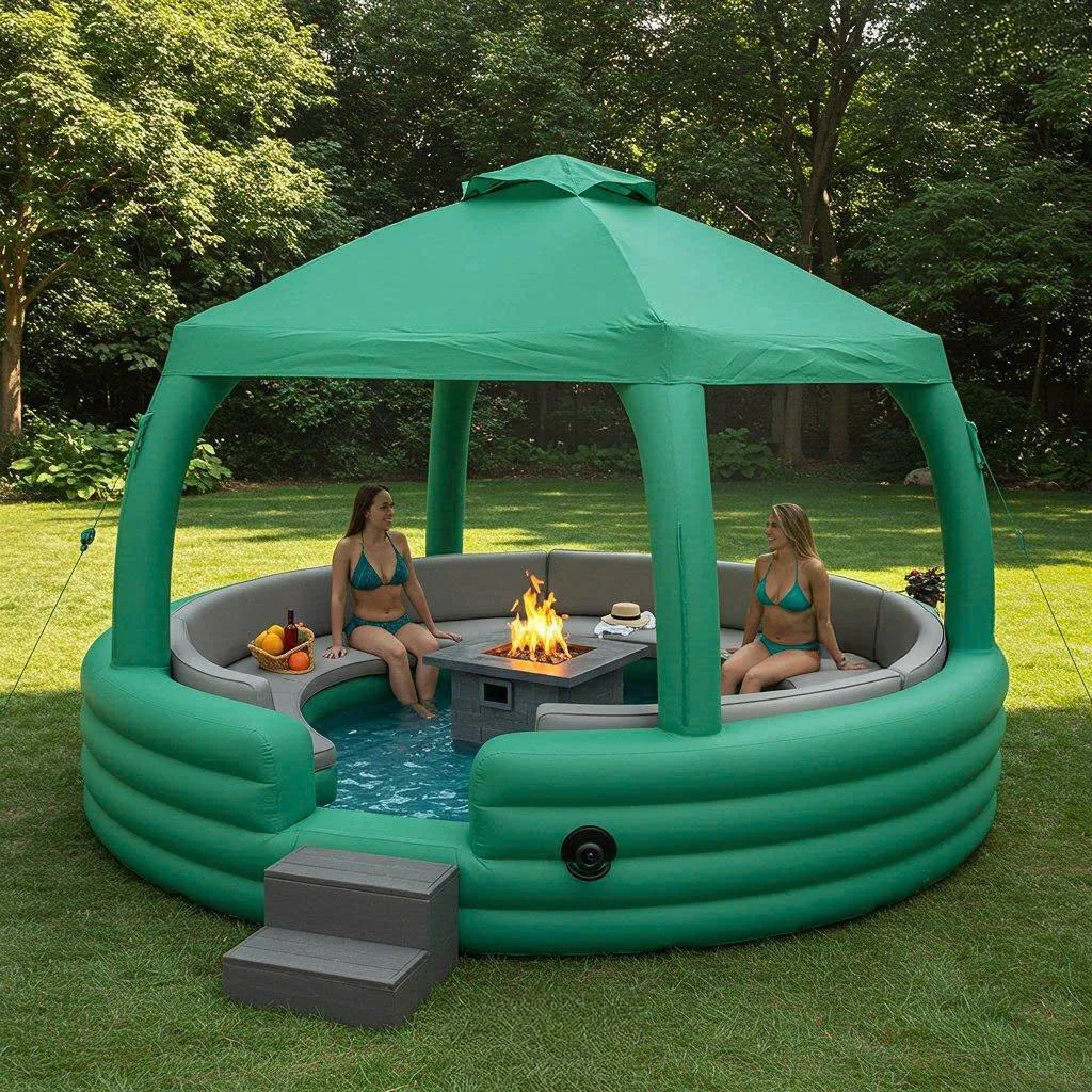 Different Types of Inflatable Gazebo Pools