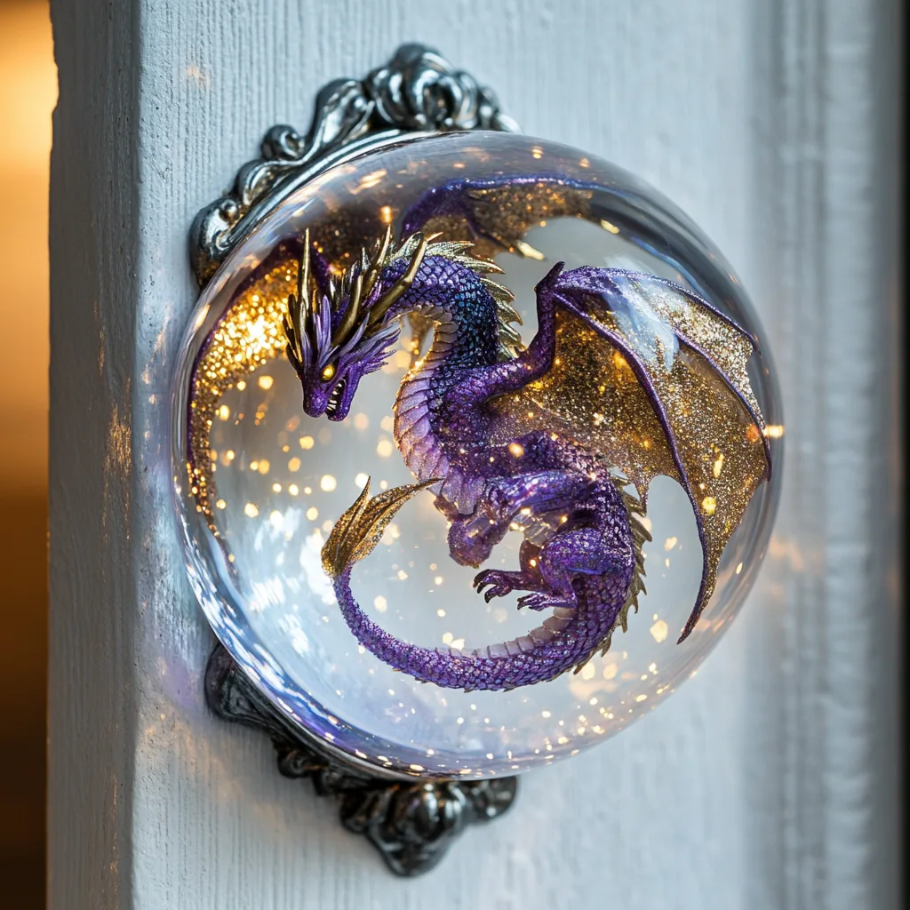 Dragon Doorknobs: Fierce Entryways Forged in Fantasy