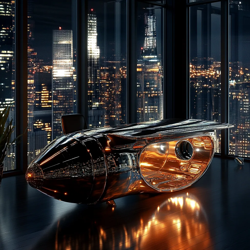 Airplane Wing Office Desk: Industrial Elegance Takes Flight