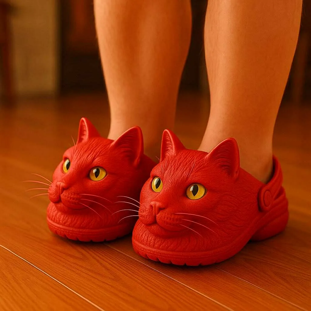 Cat-Shaped Clogs: Where Whimsy Meets Footwear Function