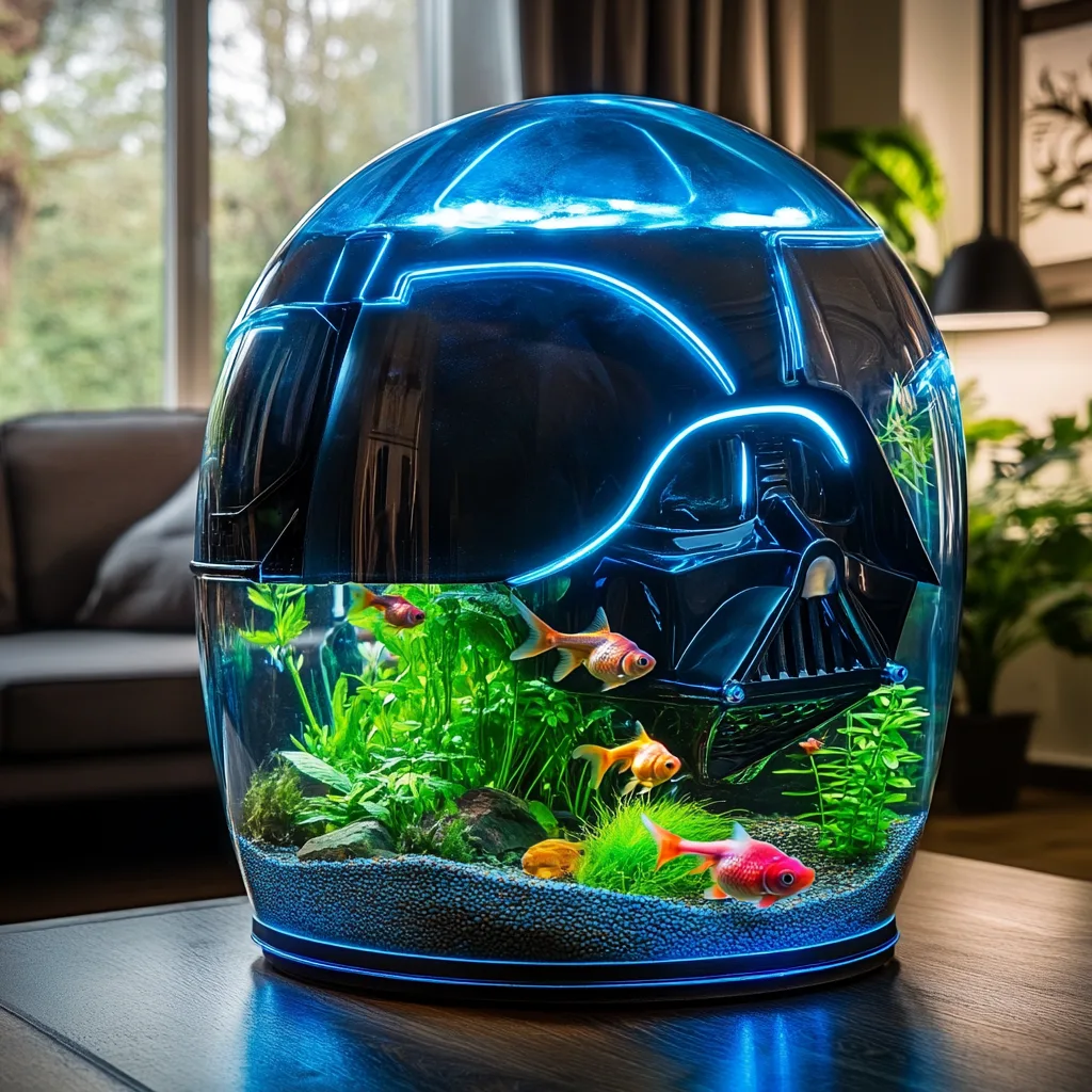Darth Vader Aquarium: A Bold Fusion of Pop Culture and Aquatic Art