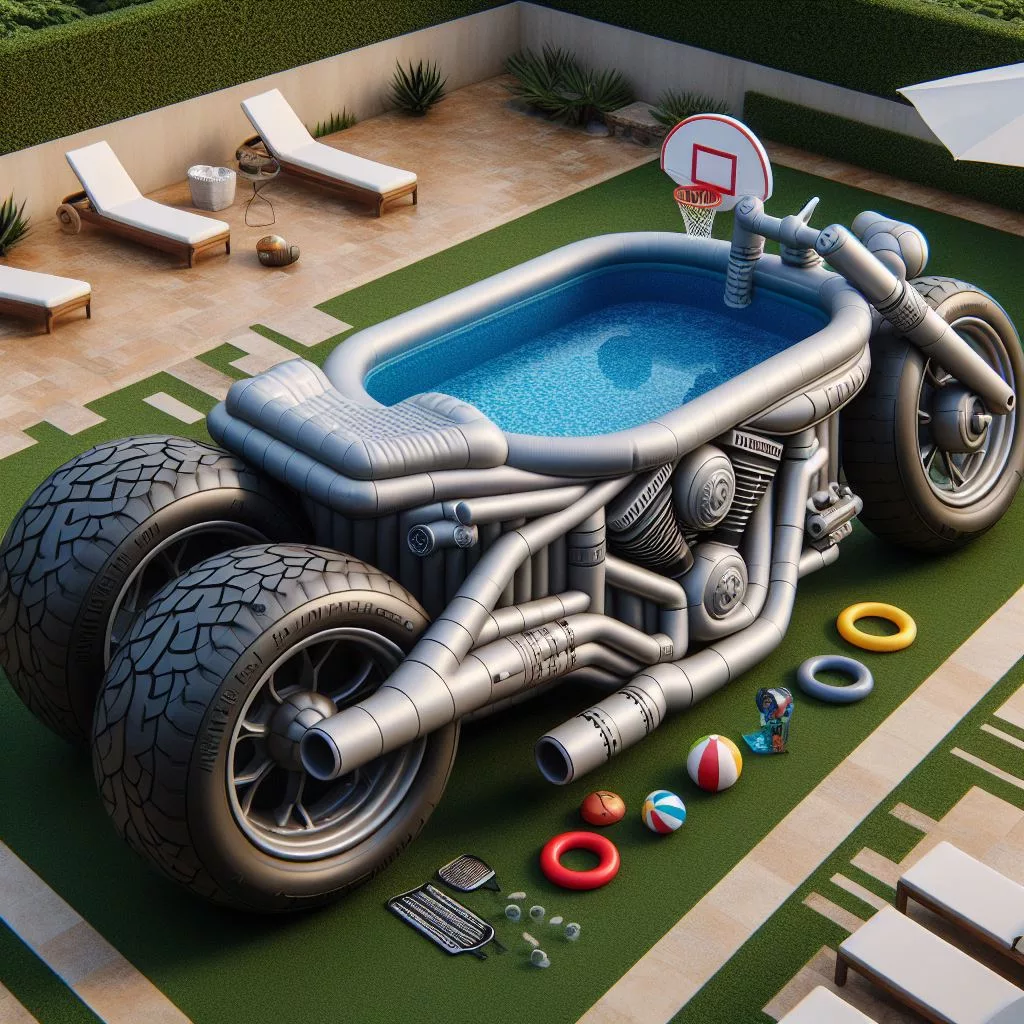 Merging Motorcycle Heritage with Backyard Luxury