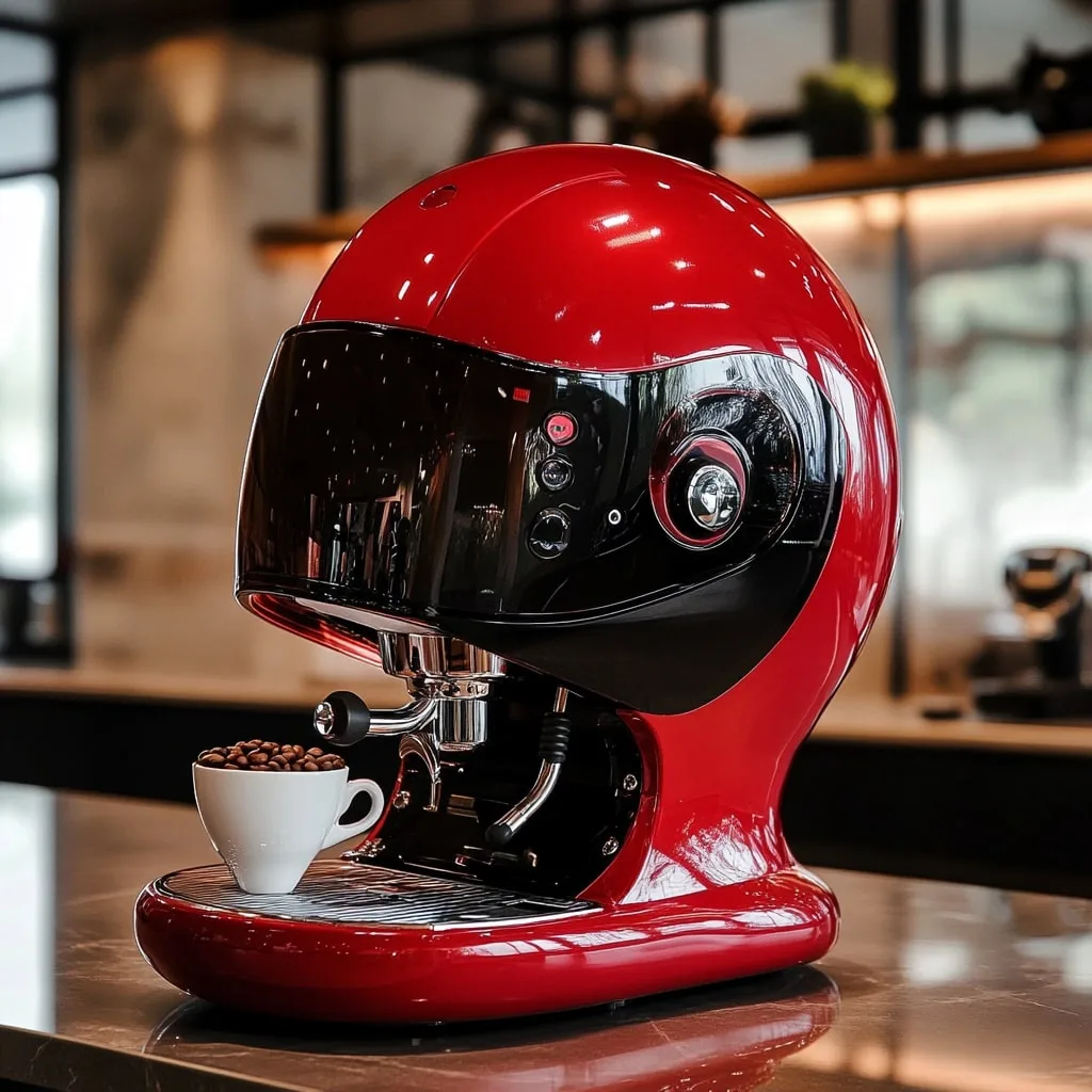 What Is a Helmet Shaped Coffee Maker?