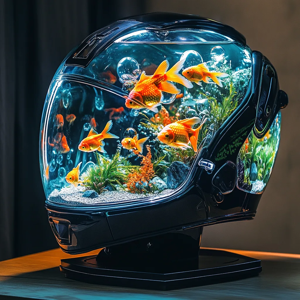 What is a Helmet Shaped Aquarium?