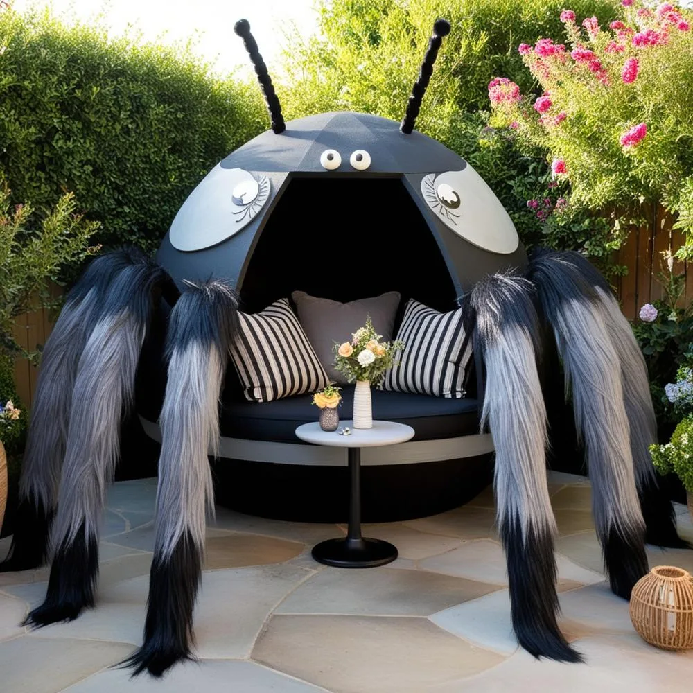 Insect-Inspired Garden Seating Pods