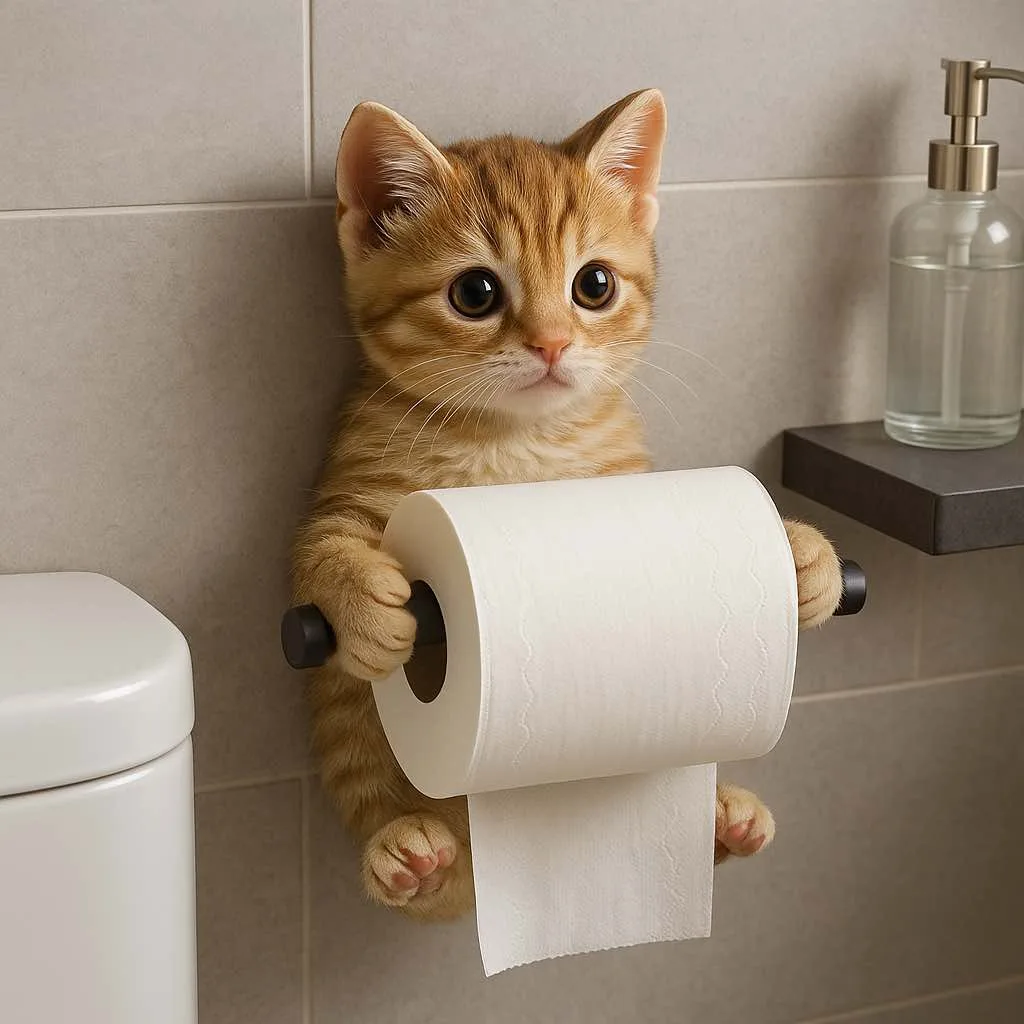 Kitten Toilet Roll Holders: The Purrfect Blend of Function and Whimsy