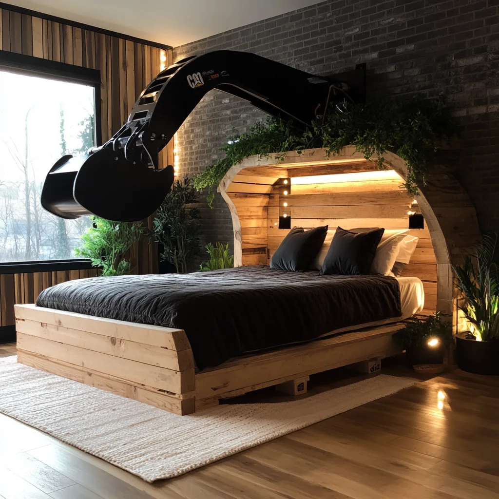 Pallet Excavator Bed: Where Imagination Meets Industrial Creativity