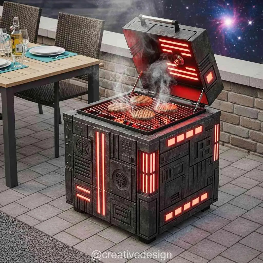 Grilling Meets Galactic Design