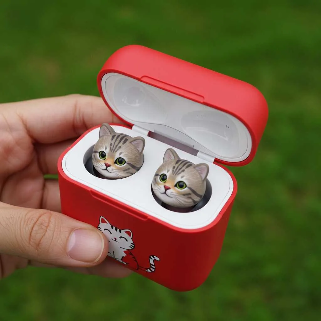 Cat Shaped Earbuds: Purr-fect Sound Meets Whimsical Style