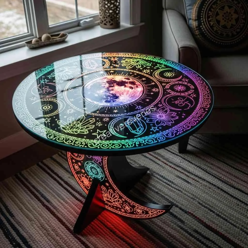 The Design Elements of a Celestial Crystal Table