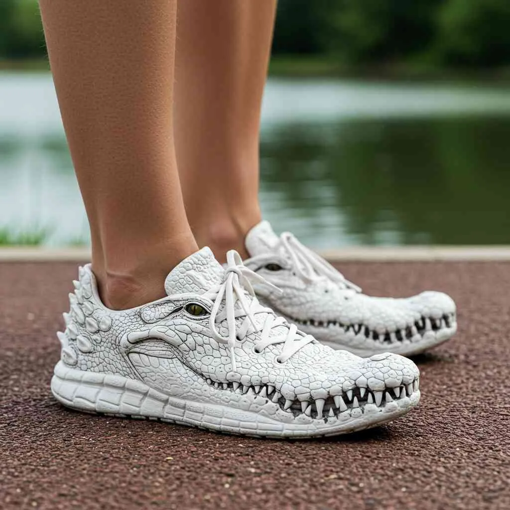 Anatomy of a Crocodile Sneaker