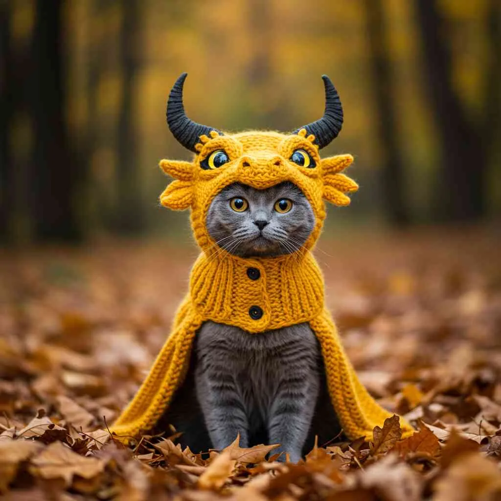 Embrace Your Feline's Inner Dragon - Discover Dragon Hoodies for Cats