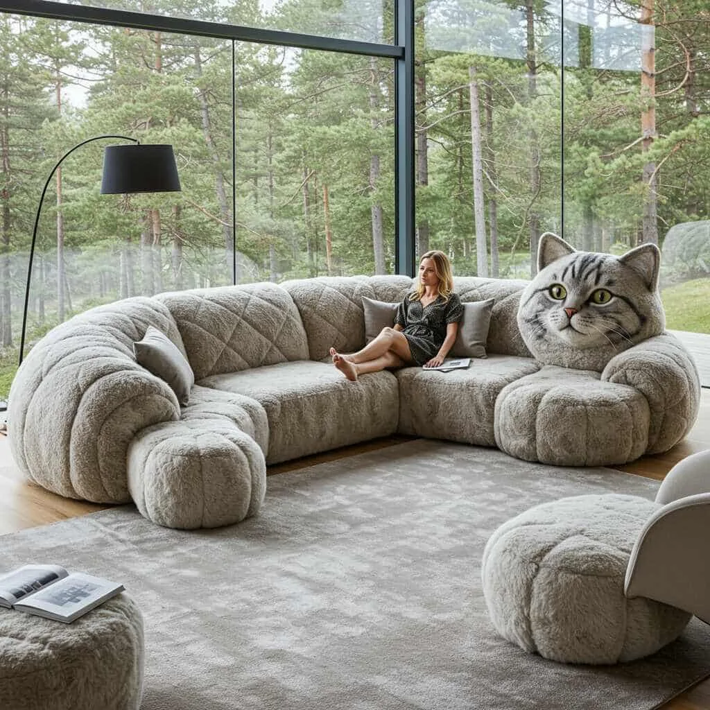 Cat Sectional Sofas: The Ultimate Blend of Feline Comfort and Home Aesthetics