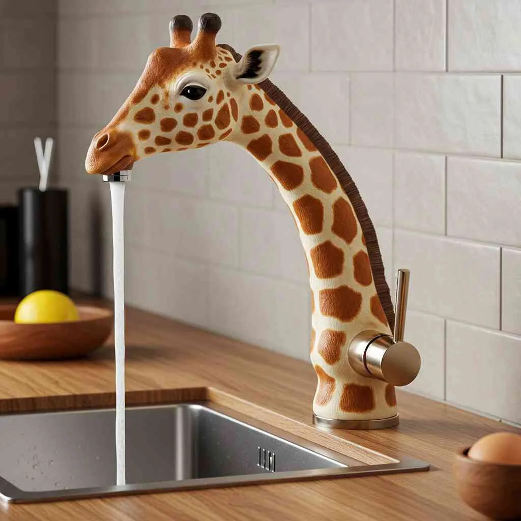 Giraffe Faucets: Whimsical Elegance for Nature-Loving Homes