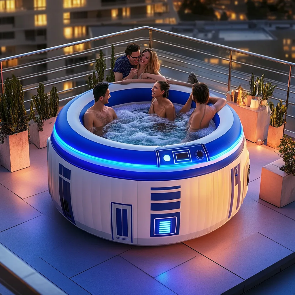 Inflatable Star Wars Hot Tubs: Soak Like a Jedi in Galactic Style