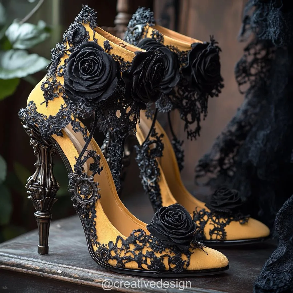 Heels Shaped Like Tiny Coffins: A Bold Fusion of Fashion, Fantasy, and the Macabre