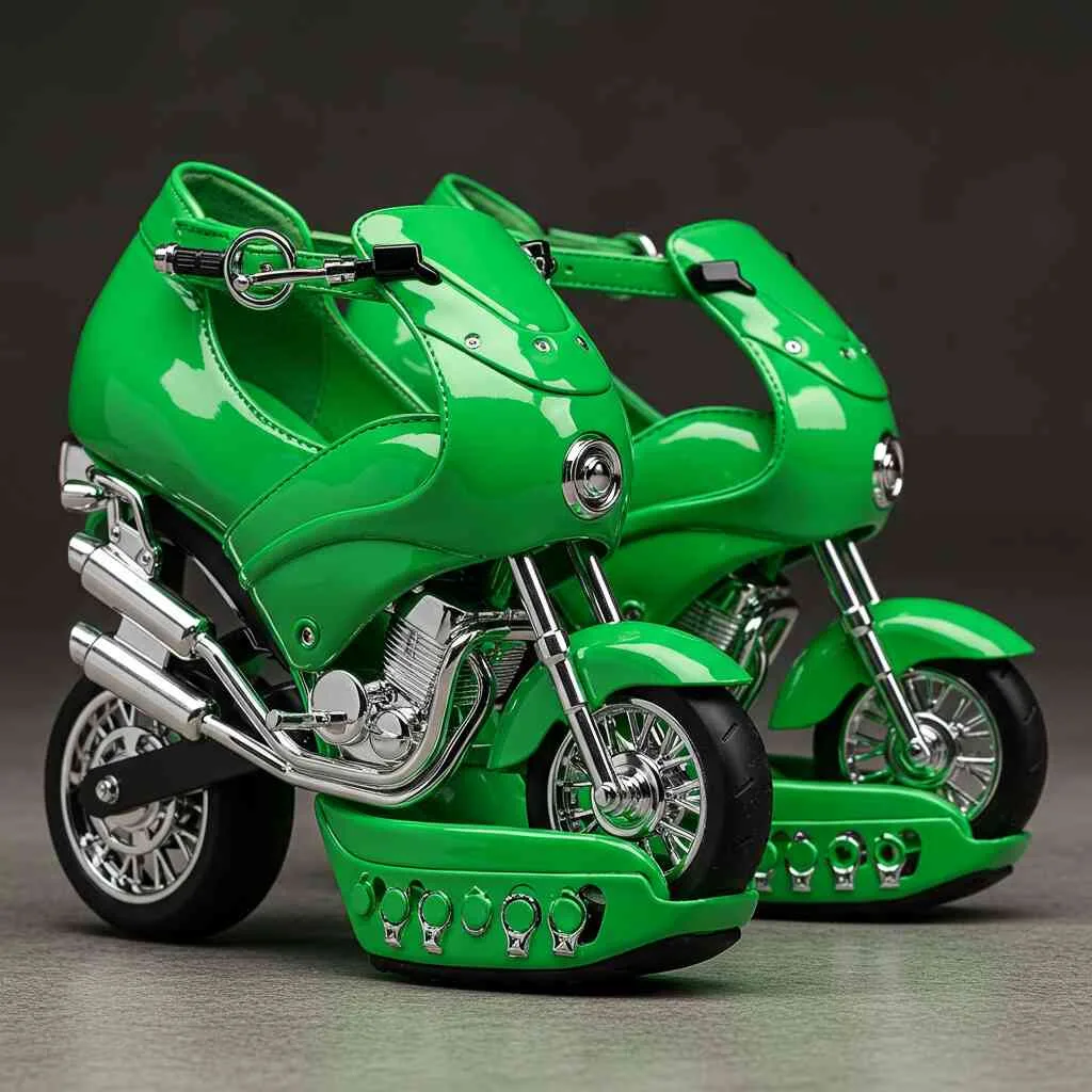 Styling Motorcycle Shaped High Heels