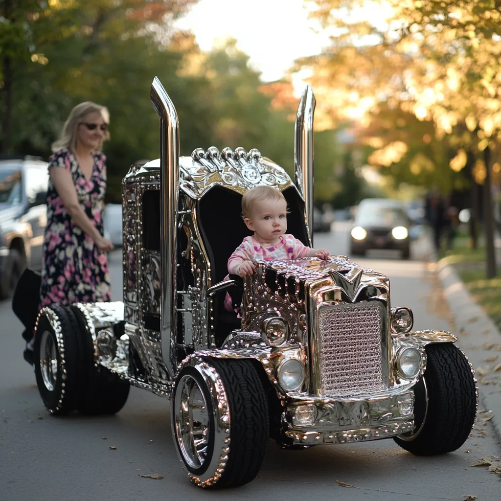 Semi-Truck Stroller: Where Big Rig Power Meets Playful Parenting