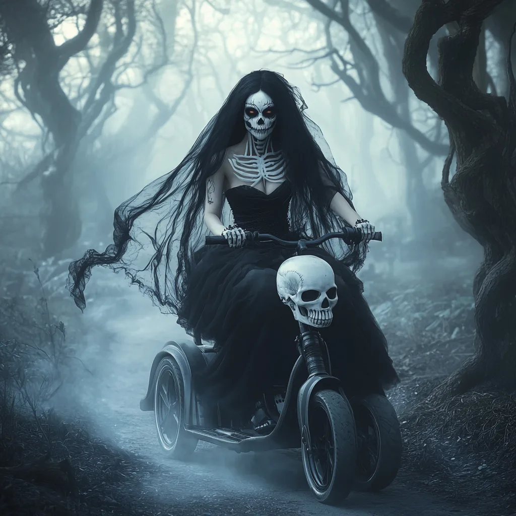 Skull-Themed Scooters: Edgy Design Meets Urban Mobility