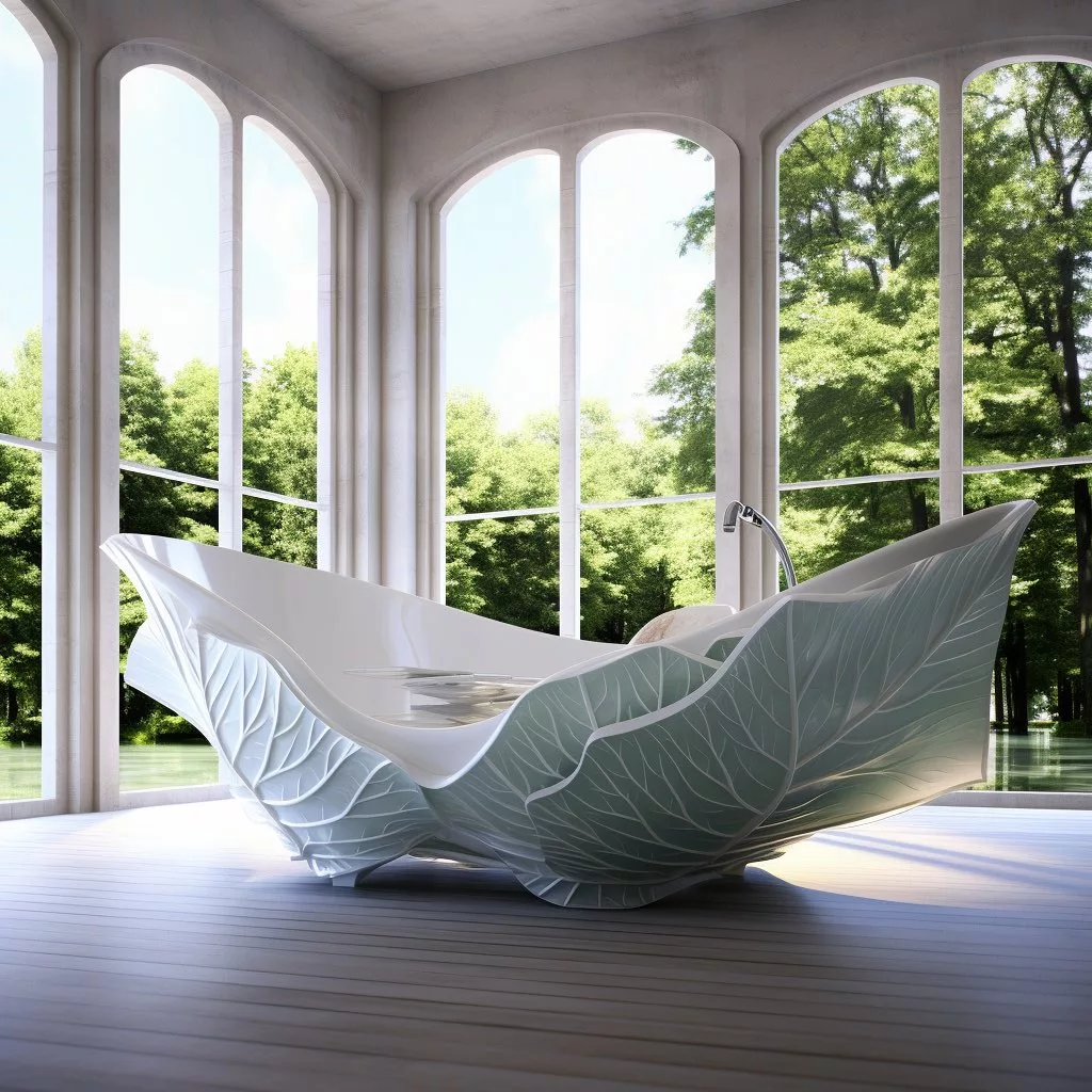 How to Use Stained Glass Leaf Bathtubs