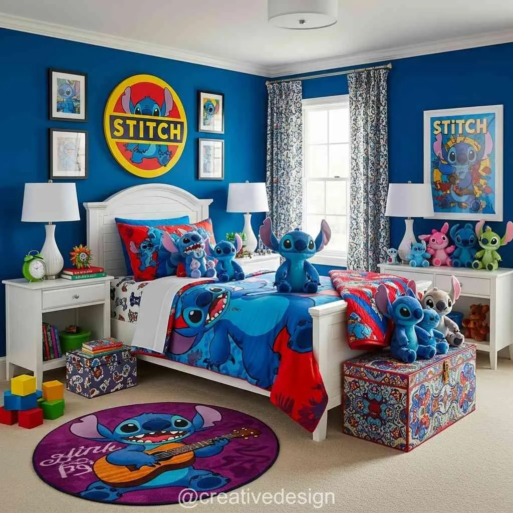 Stitch Themed Kids Bedroom Ideas: Bringing the Mischievous Charm of Experiment 626 to Life