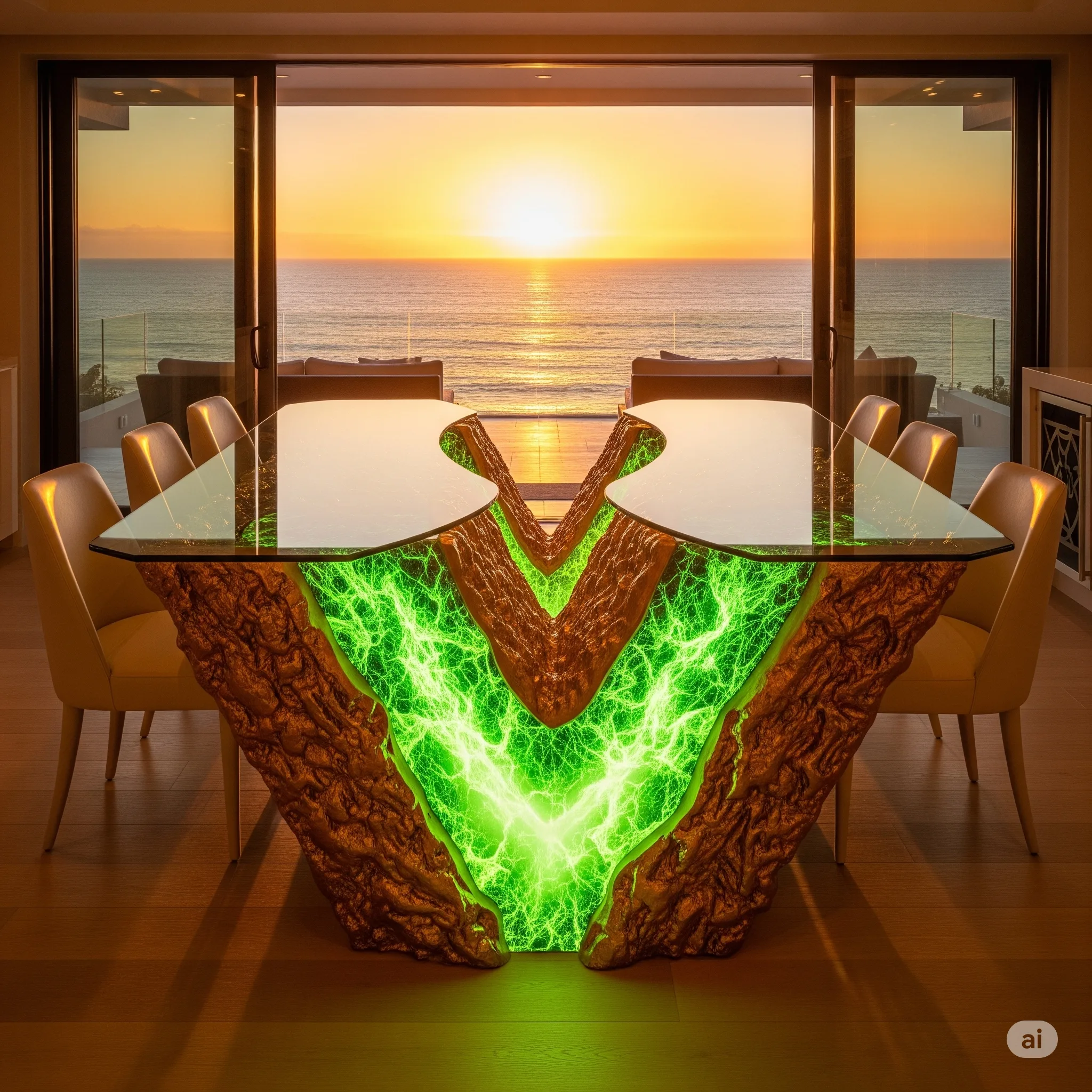 The Futuristic High-Tech Crystal Kitchen