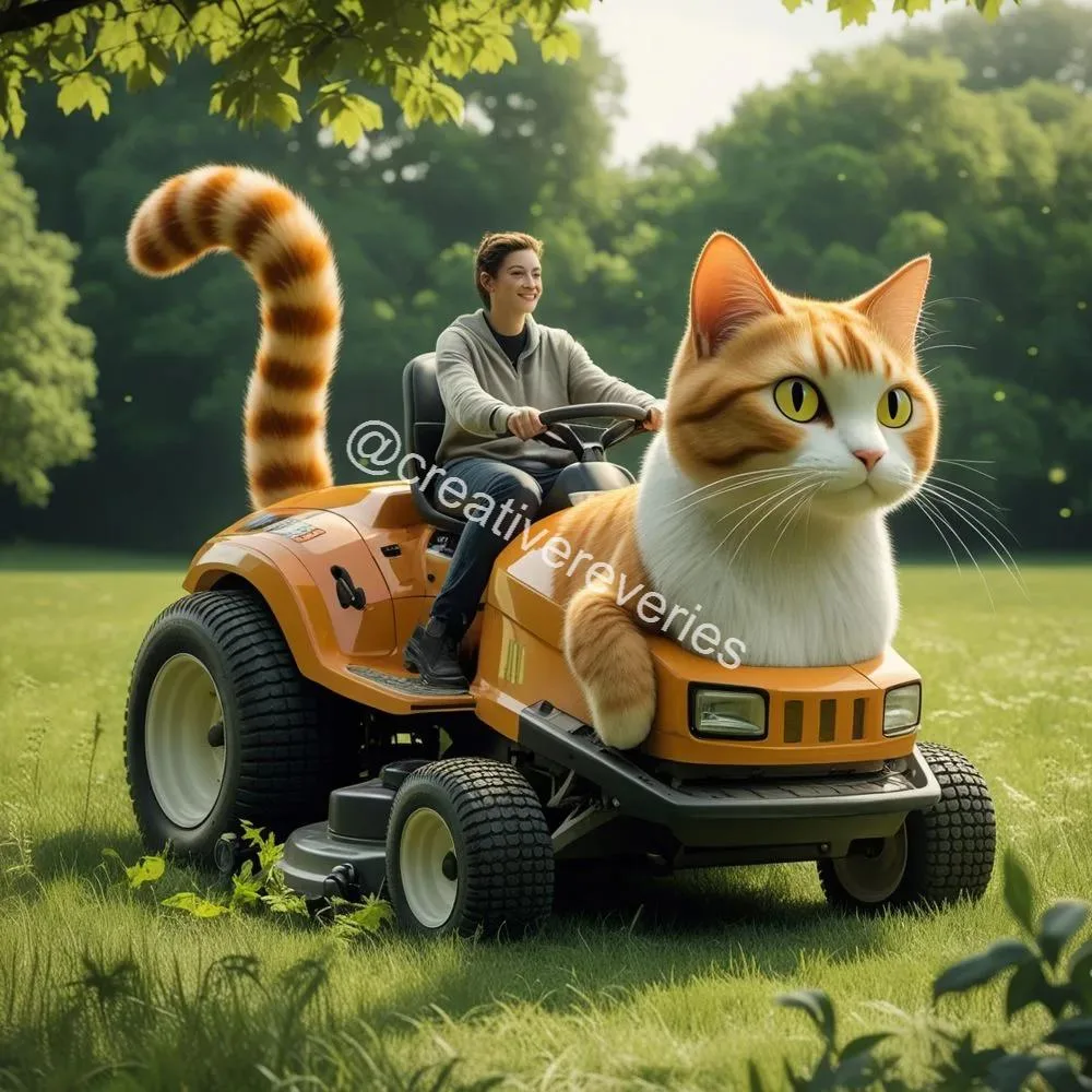 Mow the Lawn with a Meow