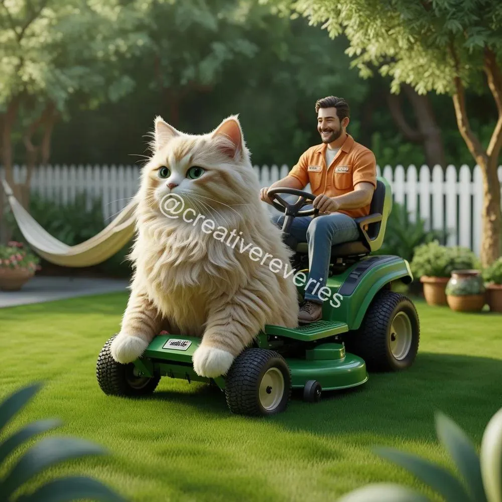 Cat Lawn Mower: Where Feline Charm Meets Outdoor Utility