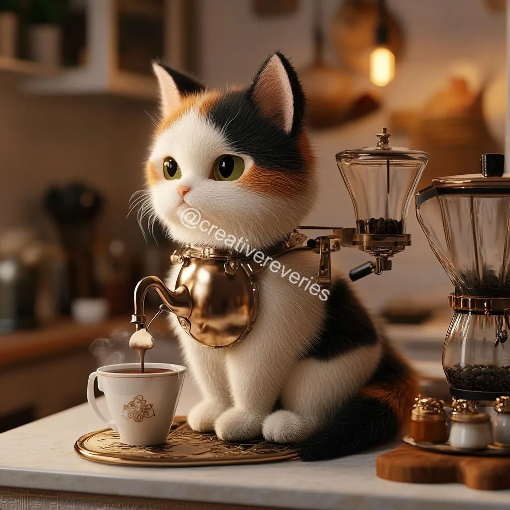 A Coffee Break That Meows Back