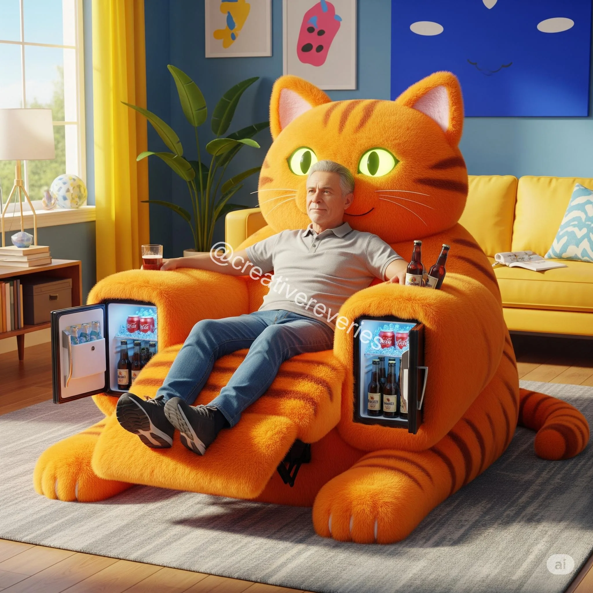 Cat-Shaped Recliners: Where Comfort Curls Up in Style