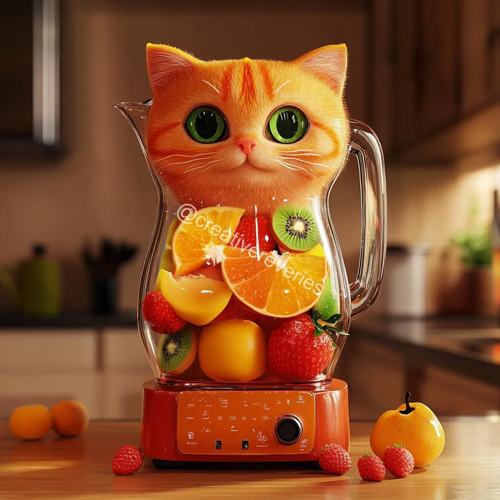 When Kitchen Appliances Go Cat-Obsessed