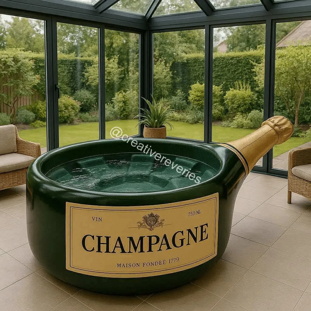 Champagne Hot Tub: Elevating Luxury Soaking with Bubbly Sophistication
