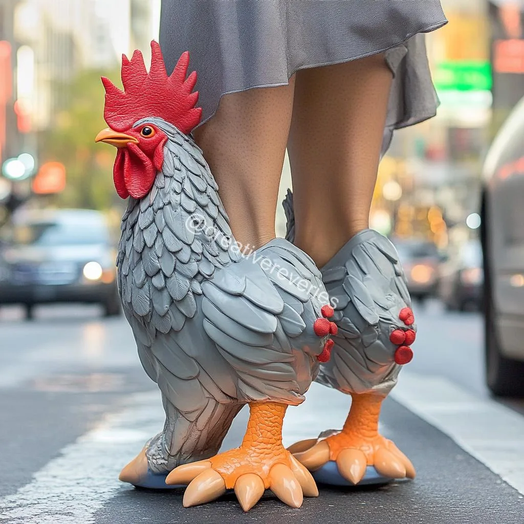 Feathers, Fun, and Fearless Footwear