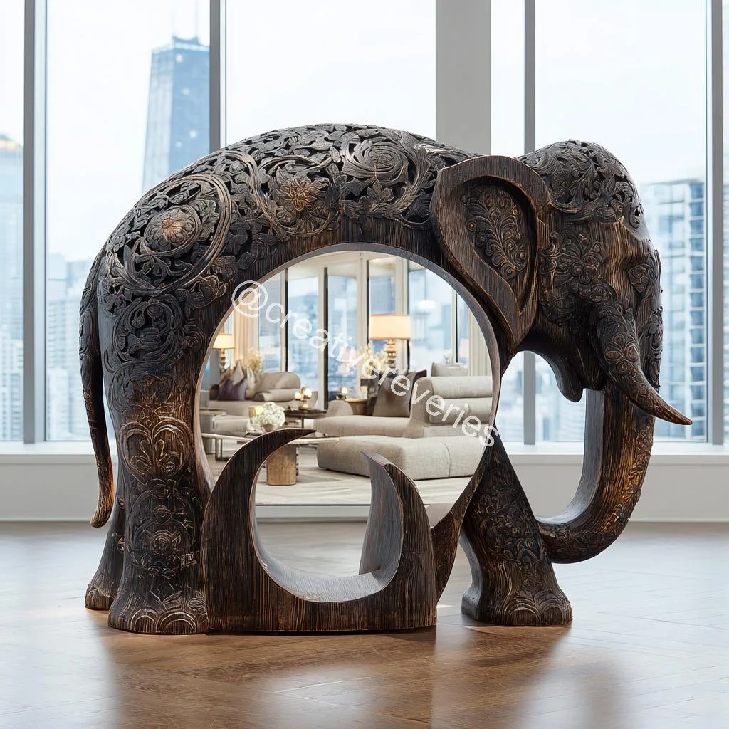 Types of Elephant Mirror Designs
